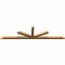 Ekena Millwork Saratoga Timber Gable Bracket, Western Red Cedar, 108"W x 27"H x 3 1/2"D x 3 1/2"F, 6/12 Pitch GBW108X27X0404SAR00SWR - alternate 2